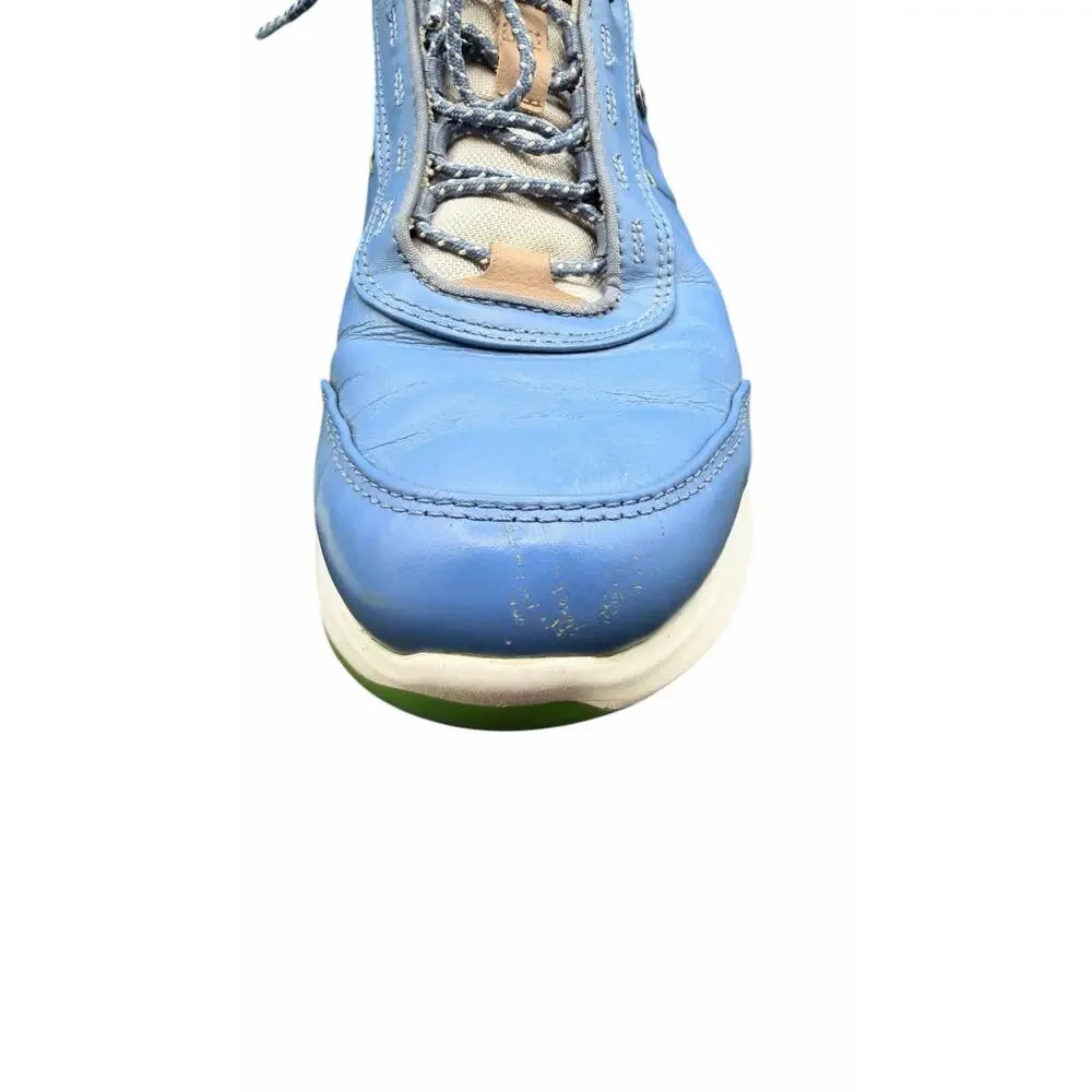 FootJoy Women’s Golf Shoes Blue Leather Spikeless Sz 9.5M Comfort